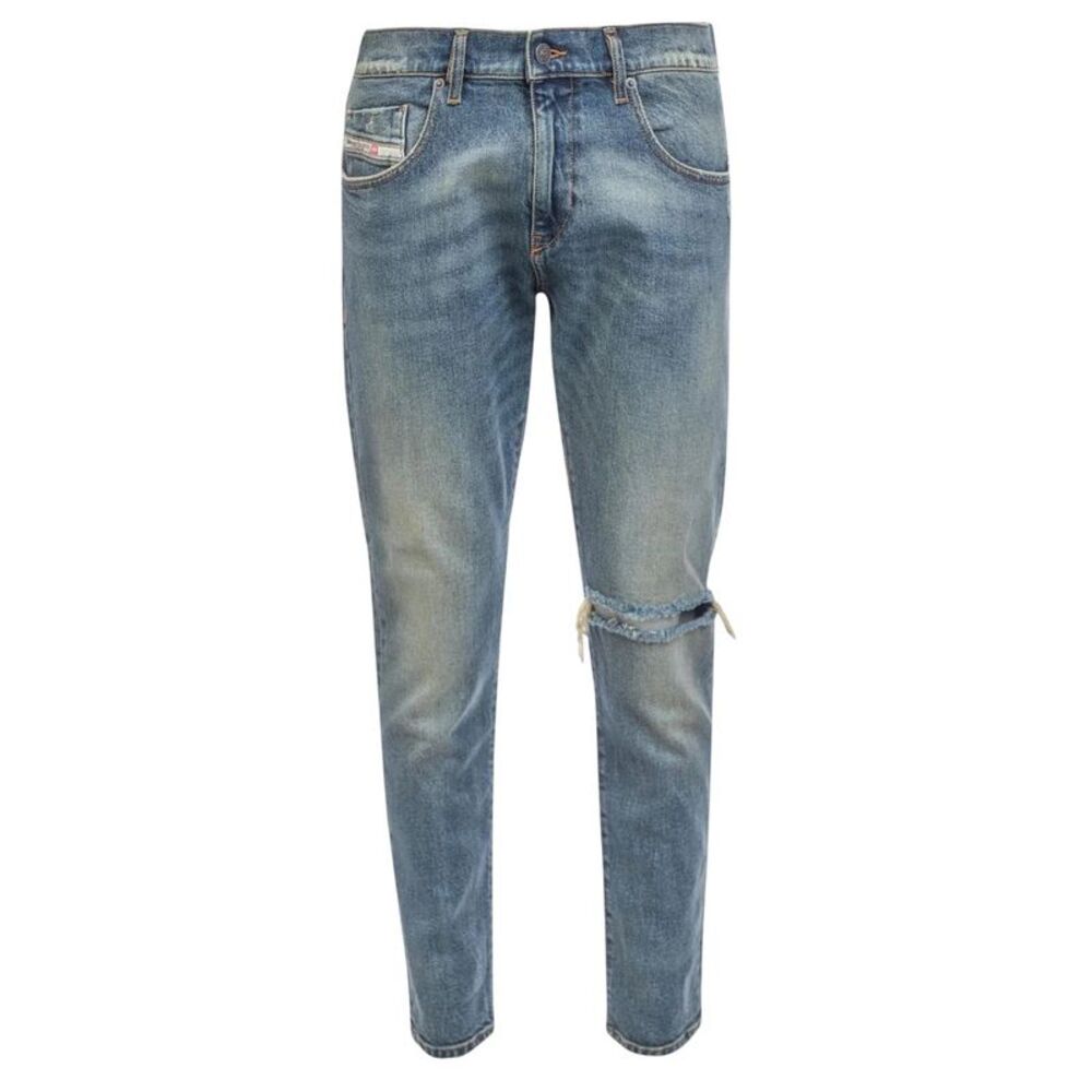 Diesel Mens 2019 D-Strukt Denim Slim Jeans / Blue